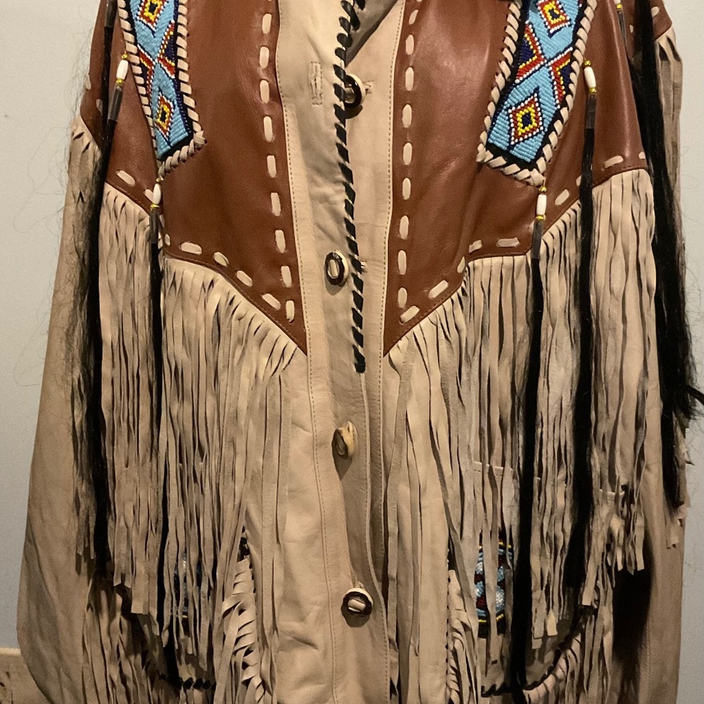 QASTANWEARS   WESTERN FRINGED UNISEX SIZE   4XL. NEW  SALE